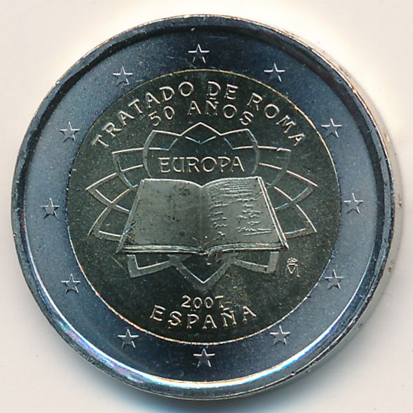 Испания, 2 евро (2007 г.)