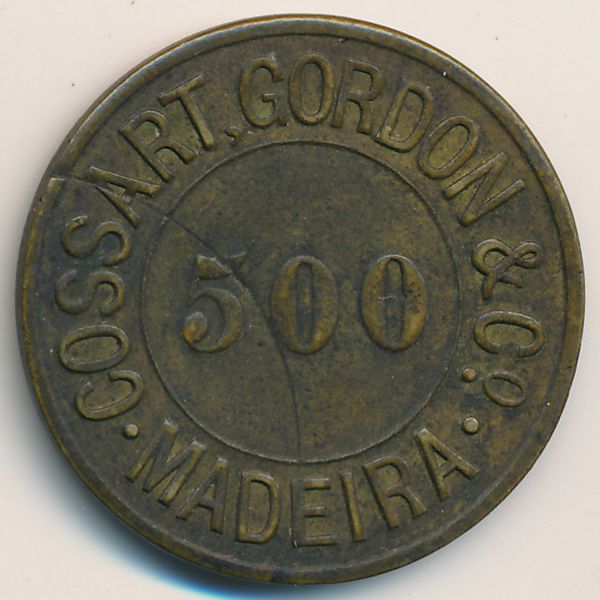 Остров Мадейра, 500 рейс (1800 г.)