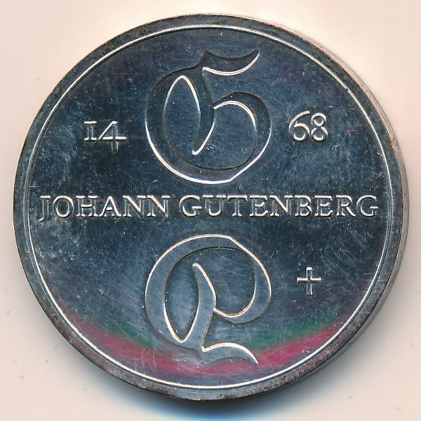 ГДР, 10 марок (1968 г.)