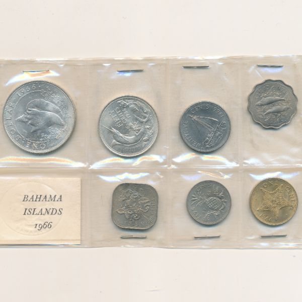 Багамские острова, Набор монет (1966 г.)