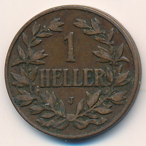 Немецкая Африка, 1 геллер (1910 г.)