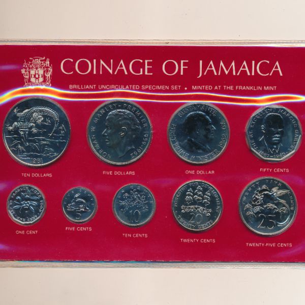 Ямайка, Набор монет (1981 г.)