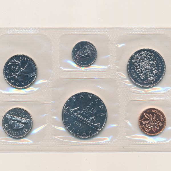 Канада, Набор монет (1972 г.)