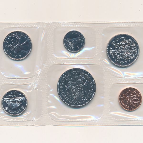 Канада, Набор монет (1971 г.)
