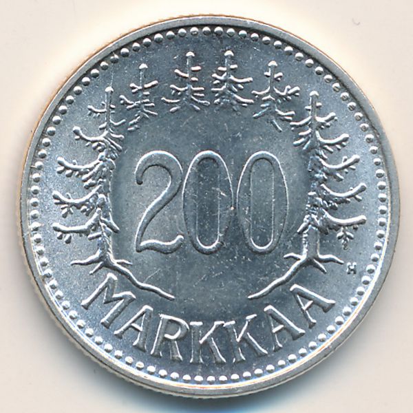 Финляндия, 200 марок (1956 г.)
