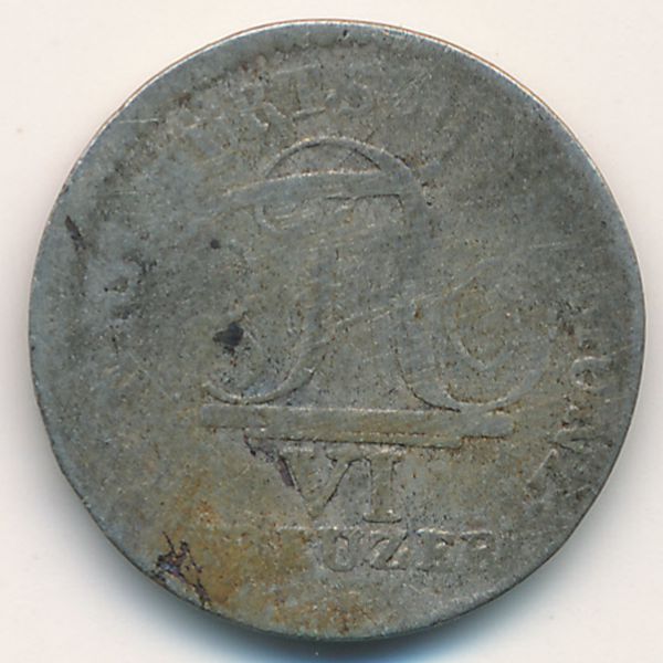 Вюртемберг, 6 крейцеров