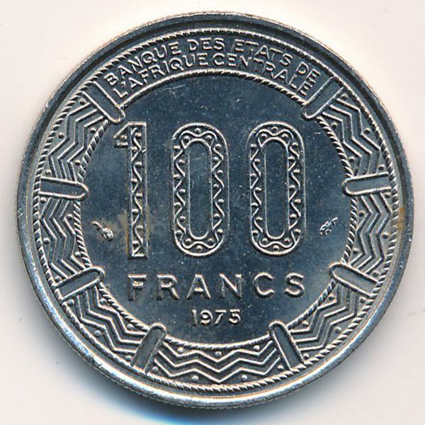Габон, 100 франков (1975 г.)