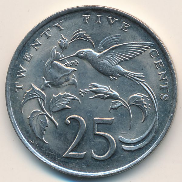 Ямайка, 25 центов (1984 г.)