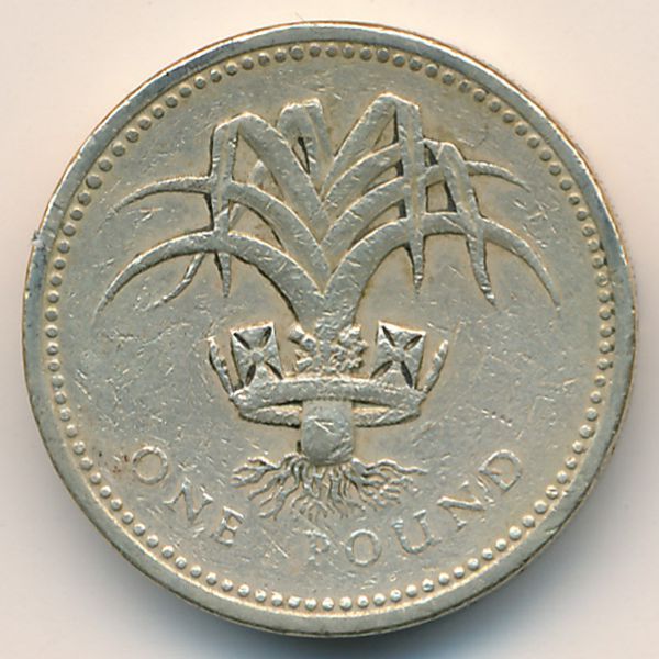 Великобритания, 1 фунт (1985 г.)