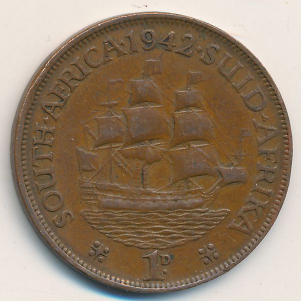 ЮАР, 1 пенни (1942 г.)