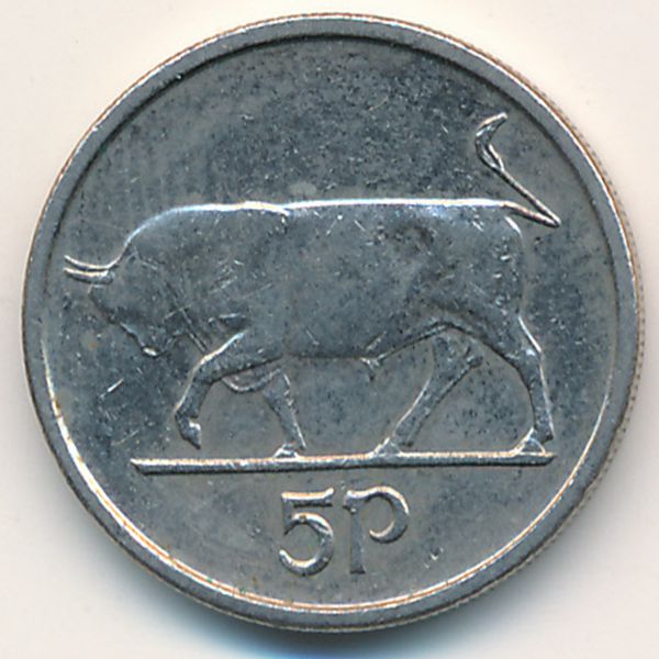 Ирландия, 5 пенсов (1995 г.)