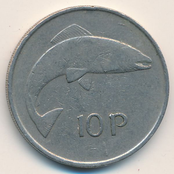 Ирландия, 10 пенсов (1974 г.)