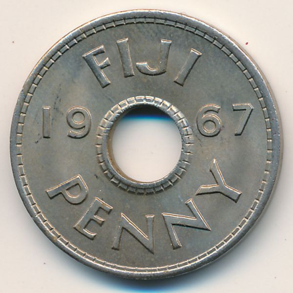 Фиджи, 1 пенни (1967 г.)