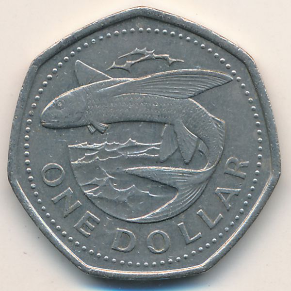 Барбадос, 1 доллар (1989 г.)