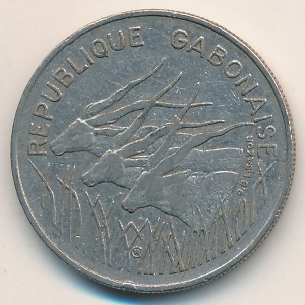 Габон, 100 франков (1971 г.)