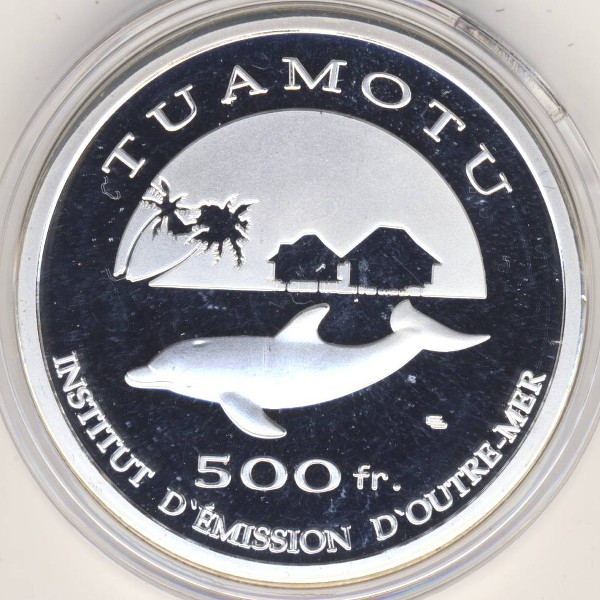 Туамоту., 500 франков (2014 г.)