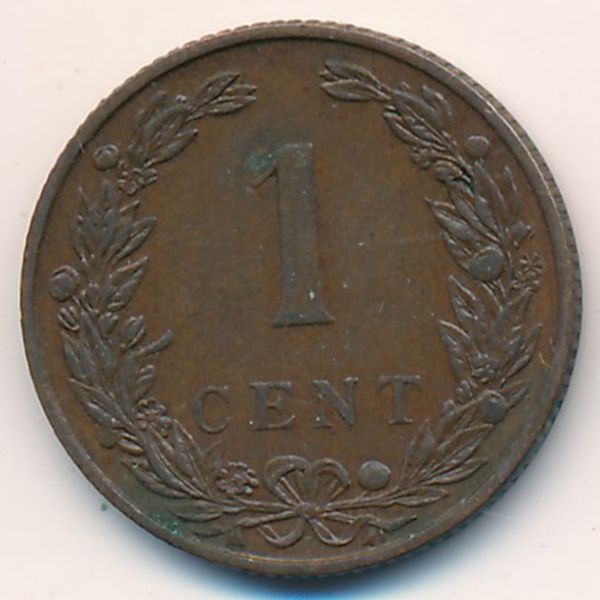 Нидерланды, 1 цент (1905 г.)