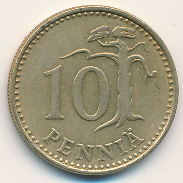 Финляндия, 10 пенни (1964 г.)