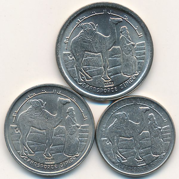 Сахара, Набор монет (1992 г.)