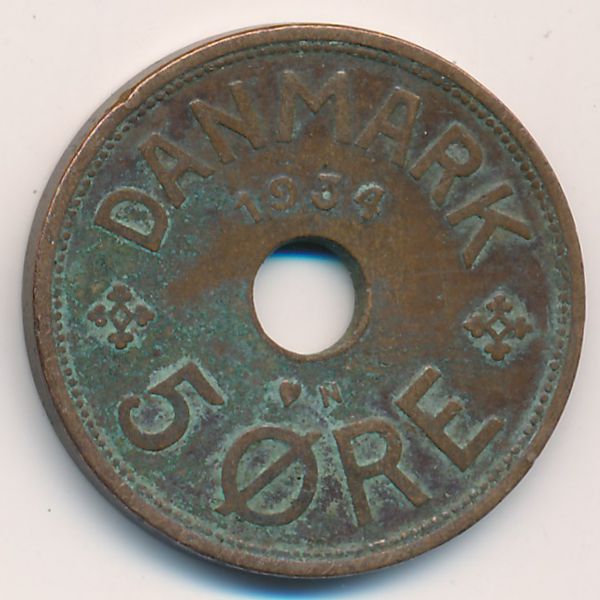 Дания, 5 эре (1934 г.)