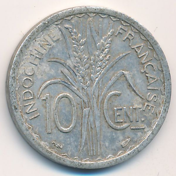 Французский Индокитай, 10 центов (1945 г.)