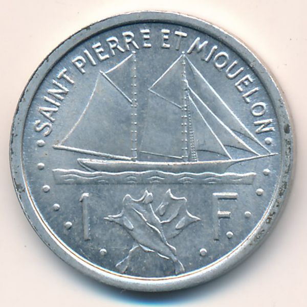 Сен-Пьер и Микелон, 1 франк (1948 г.)