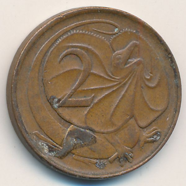 Австралия, 2 цента (1967 г.)