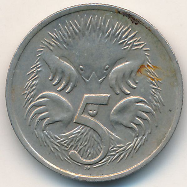 Австралия, 5 центов (1977 г.)