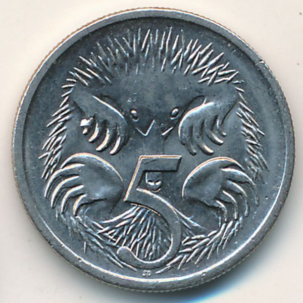 Австралия, 5 центов (2002 г.)
