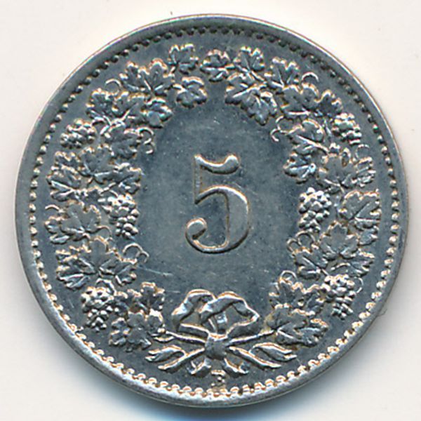 Швейцария, 5 раппенов (1932 г.)