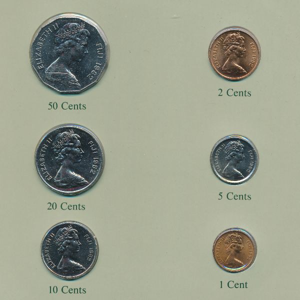 Фиджи, Набор монет (1982 г.)