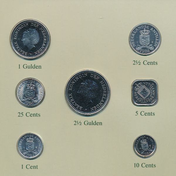 Антильские острова, Набор монет