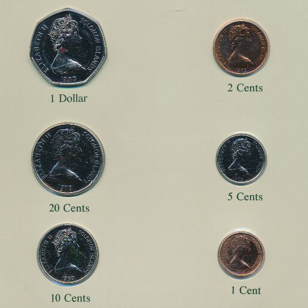 Соломоновы острова, Набор монет