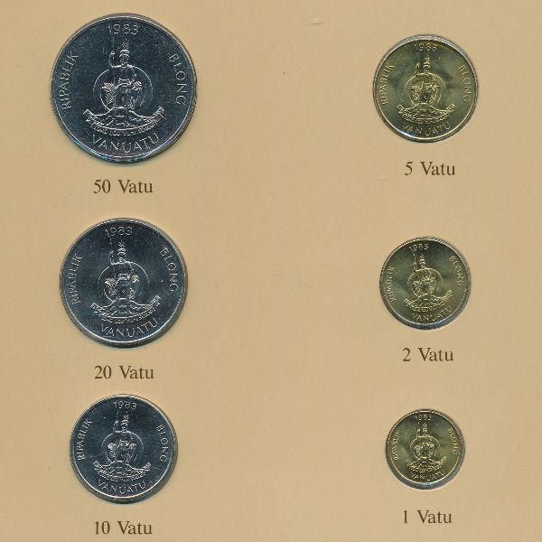 Вануату, Набор монет (1983 г.)
