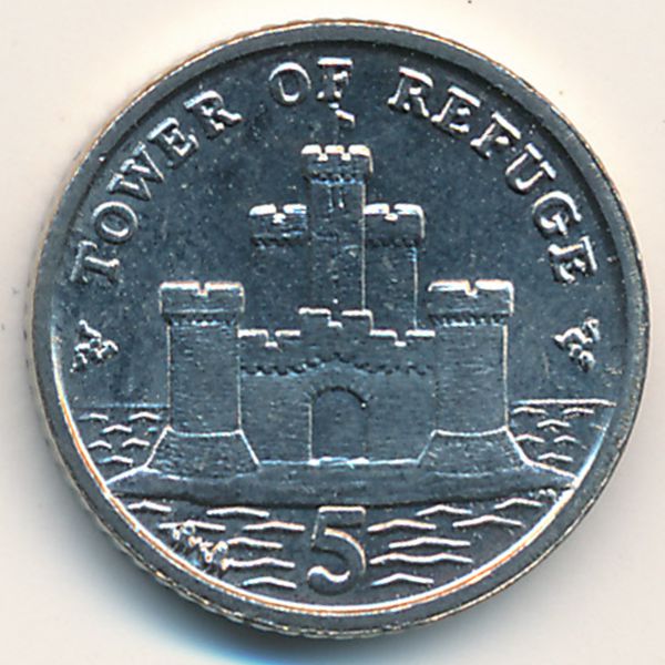 Остров Мэн, 5 пенсов (2007 г.)