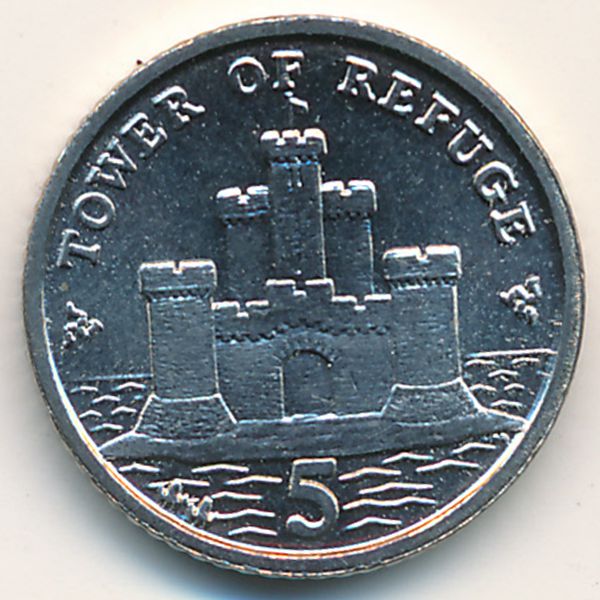 Остров Мэн, 5 пенсов (2007 г.)