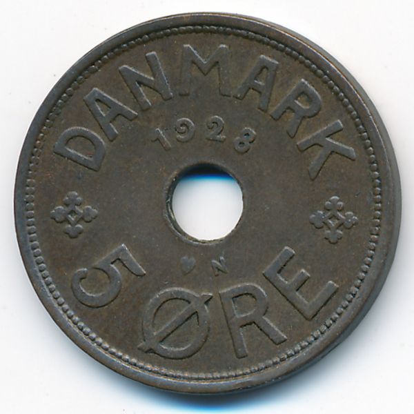 Дания, 5 эре (1928 г.)
