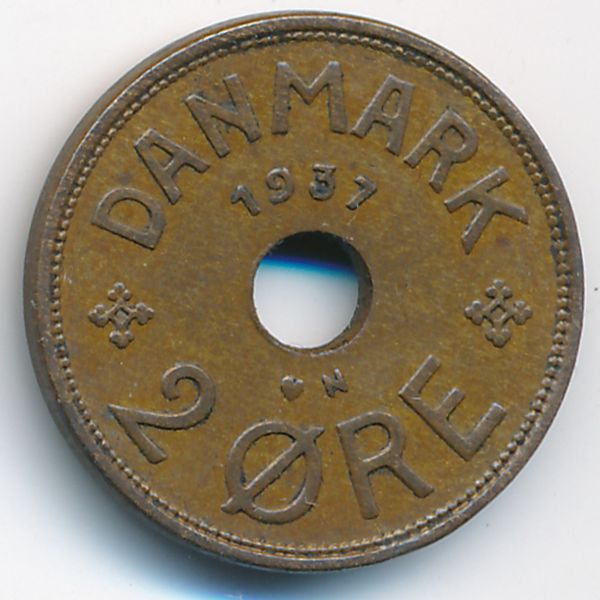 Дания, 2 эре (1937 г.)