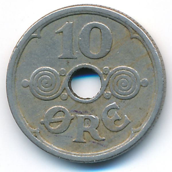 Дания, 10 эре (1924 г.)