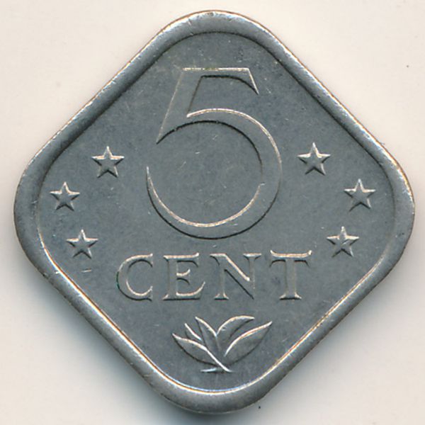 Антильские острова, 5 центов (1979 г.)