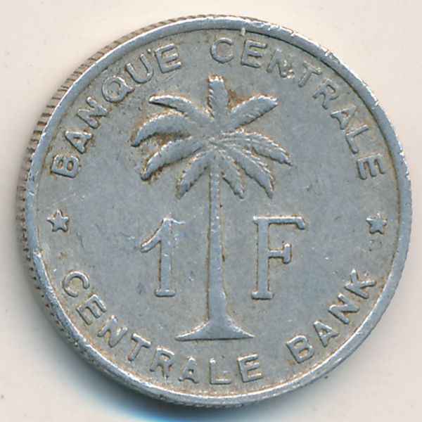 Руанда-Урунди, 1 франк (1959 г.)