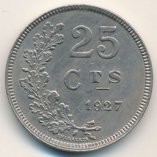 Люксембург, 25 сентим (1927 г.)