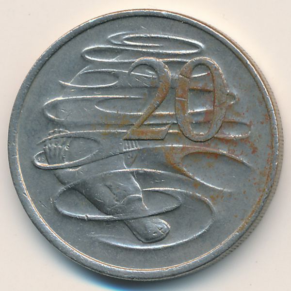 Австралия, 20 центов (1980 г.)
