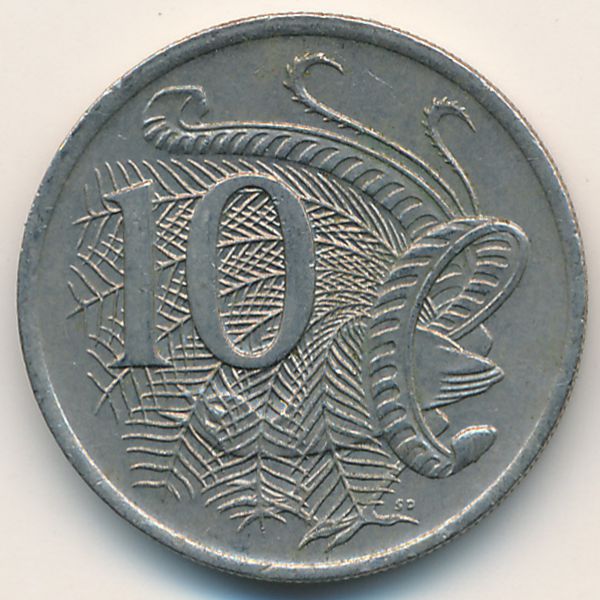 Австралия, 10 центов (1977 г.)