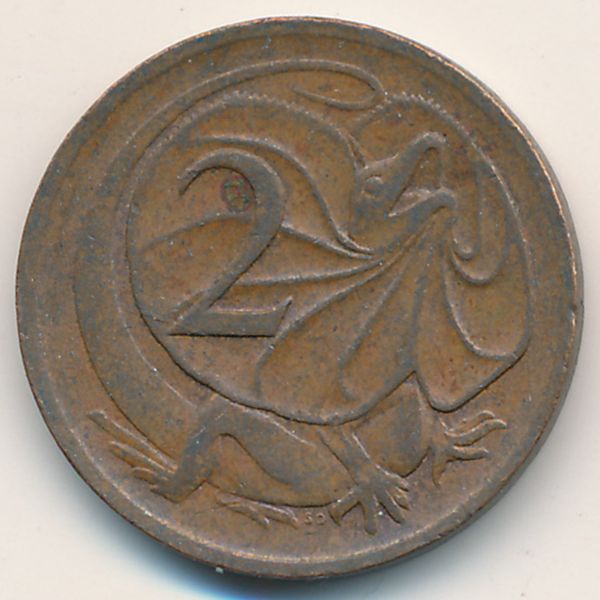 Австралия, 2 цента (1973 г.)