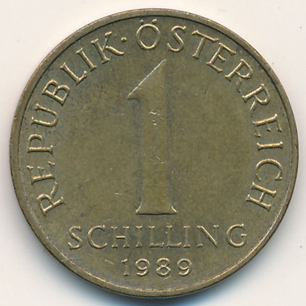 Австрия, 1 шиллинг (1989 г.)