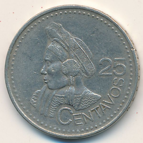 Гватемала, 25 сентаво (2000 г.)
