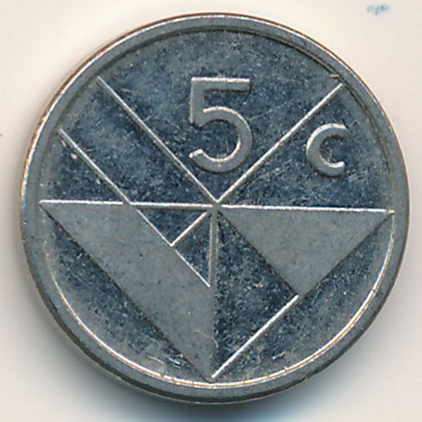 Аруба, 5 центов (2008 г.)