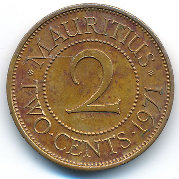 Маврикий, 2 цента (1971 г.)