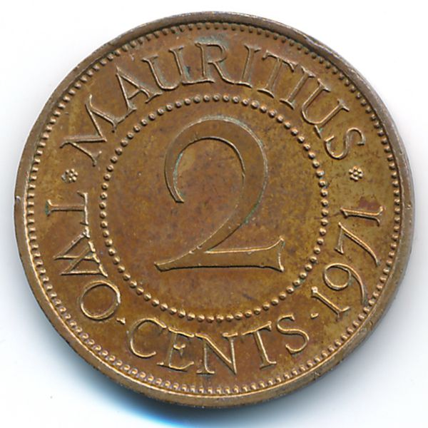 Маврикий, 2 цента (1971 г.)